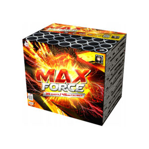 BARDZO MOCNA Bateria fajerwerków MAX FORCE Wyrzutnia na pokaz Klasek 45 mm 35 strz. C3545MF fajerwerki