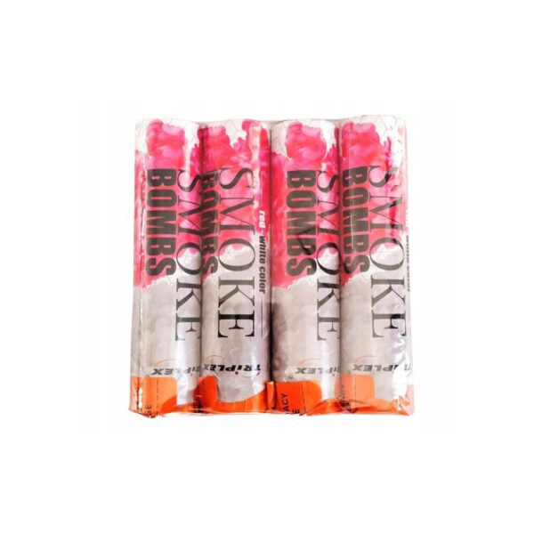 BARDZO MOCNY DYM DWUKOLOROWY czerwony i biały do zdjęć na pokaz