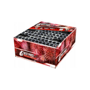Bateria 100 strz 20mm BEST PRICE MIX EFEKT fajerwerki na pokaz Sylwestra