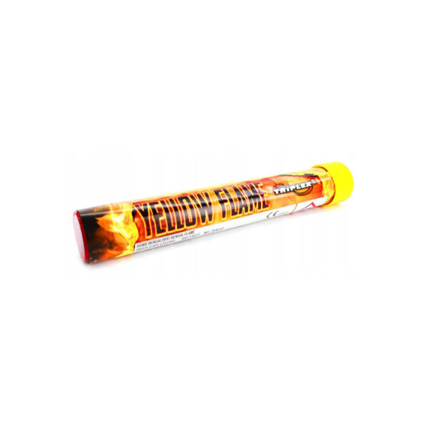 DUŻA Raca Flara Meczowa Żółta Stadionowa 30-35 Sekund Mocny Efekt 1 sztuka