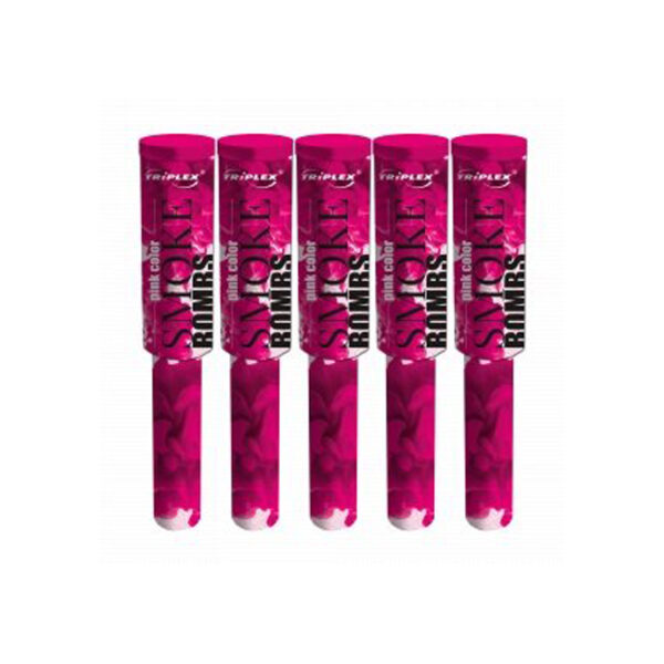 Dym do zdjęć różowy na pokaz świeca dymna z rączką 5 szt