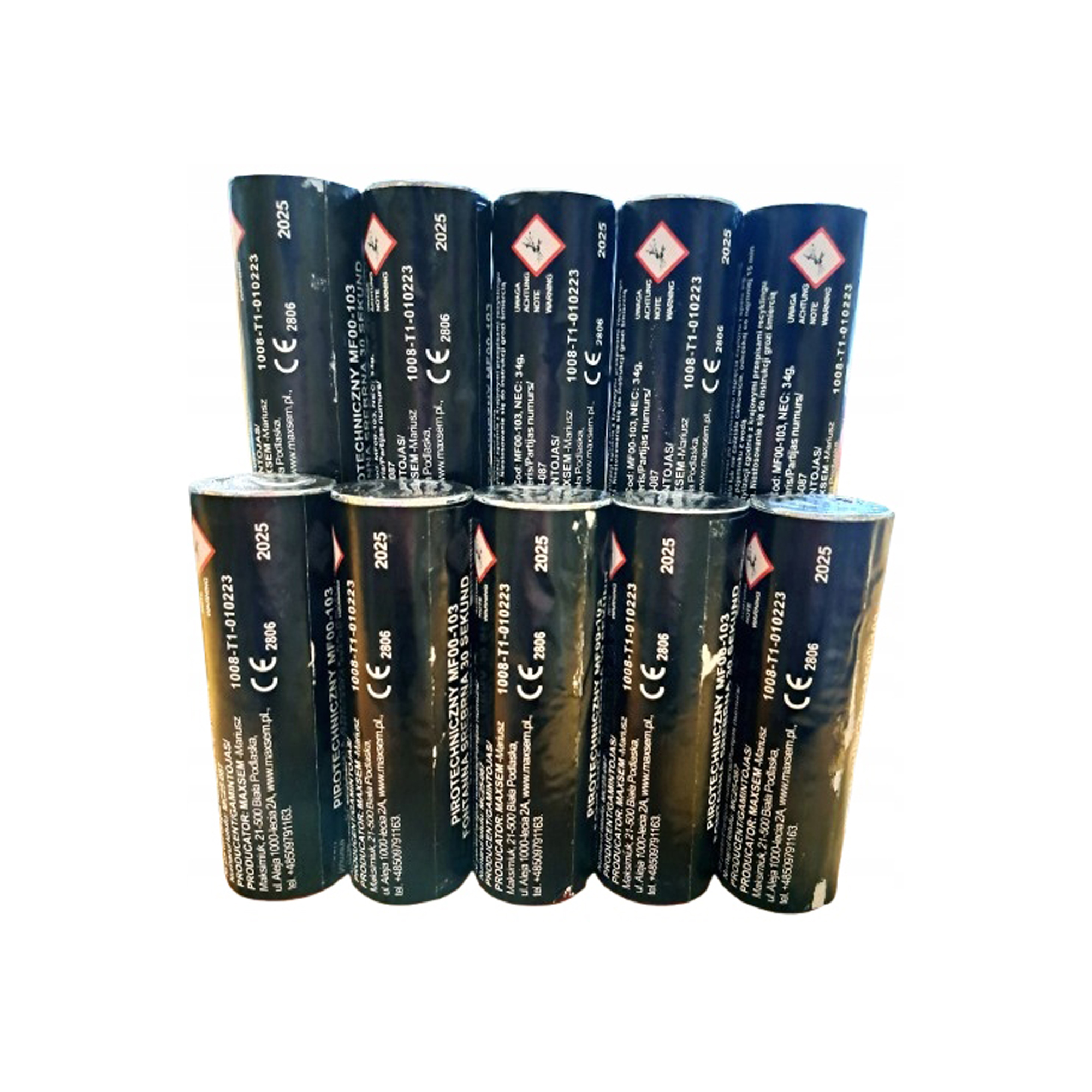 Fontanna Sceniczna Fajerwerki 3m 30s Do Wewnątrz 10 sztuk Wesele Urodziny