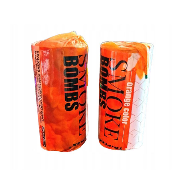 Gęsty Dym Pomarańczowy do Zdjęć Na Pokaz Świeca Dymna 2 sztuki