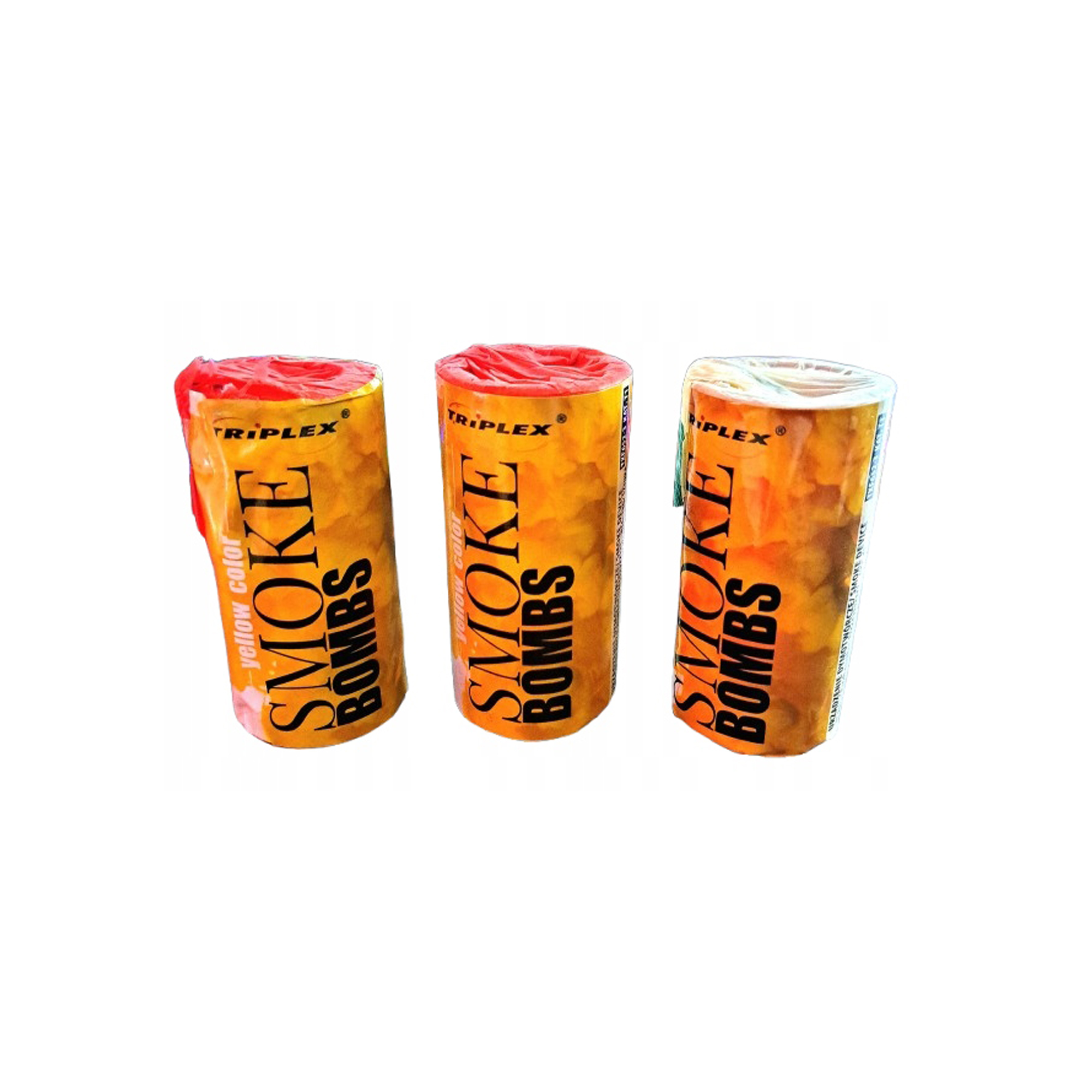 Gęsty Dym Żółty do Zdjęć Na Pokaz Świeca Dymna 3 sztuki