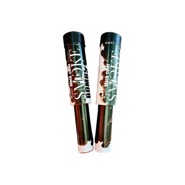 Gęsty Dym Czarny do zdjęć na pokaz świeca dymna z rączką 2 szt