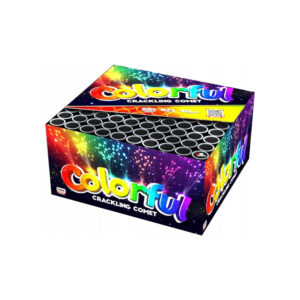 Kolorowa Bateria Colorful 100 Trzaskających Strzałów na Pokaz Imprezę Zabawę