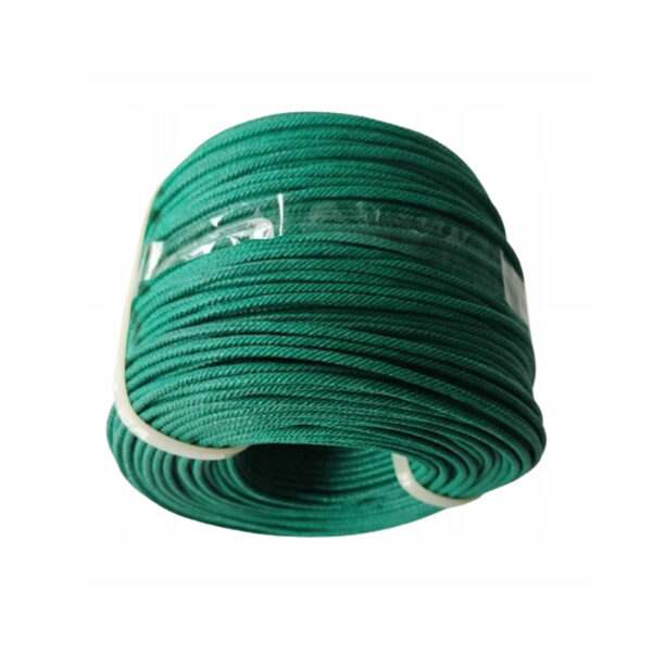Lont prochowy zielony średnica 2mm 1cm/1sek XP1002 - 1szt =5m
