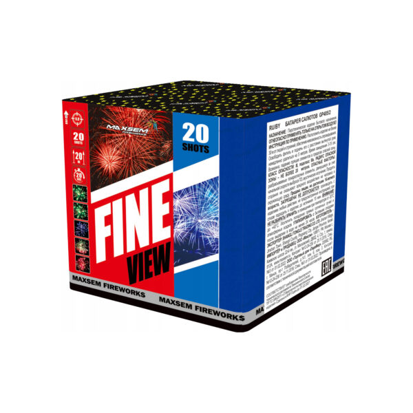 Fajerwerki FINE VIEW MEGA Bateria 20 strzałów 20mm na Imprezę Pokaz Urodziny