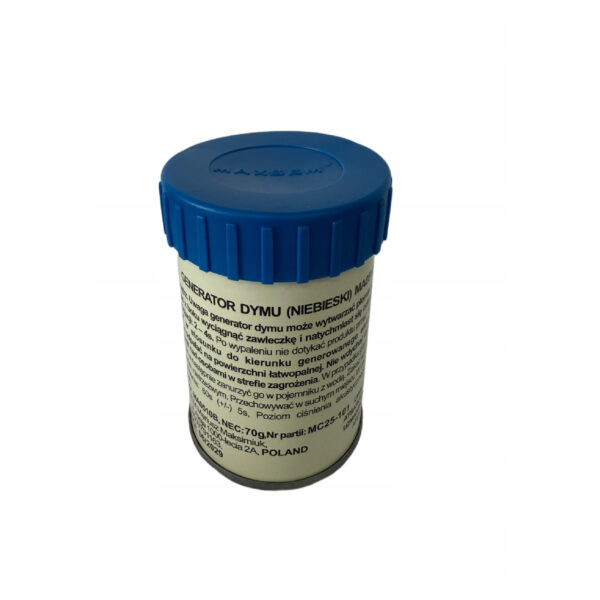 MEGA GĘSTY Granat Dymny Niebieski Świeca Dymna Puszka na Zawleczkę Maxsem 60 Sekund