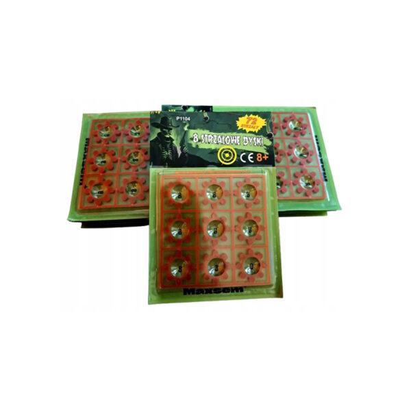 MEGA Spłonki do pistoletów Pisarek P1104 360 strz koronki kapiszony MAXSEM