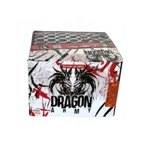 MOCNA Bateria DRAGON ARMY 49 strzałów 20 mm na Wesele Urodziny Sylwestra