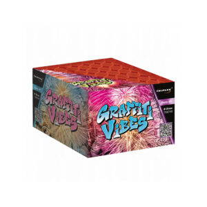 MOCNA Bateria GRAFITTI VIBES 49 strzałów 20 mm Mega Efekty na Wesele Urodziny Sylwestra
