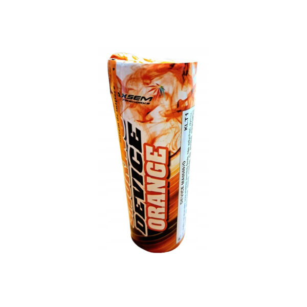 Mega Gęsty Dym sceniczny POMARAŃCZOWY 45 sekund 1 sztuka na Sesje Zdjęciowe Imprezy