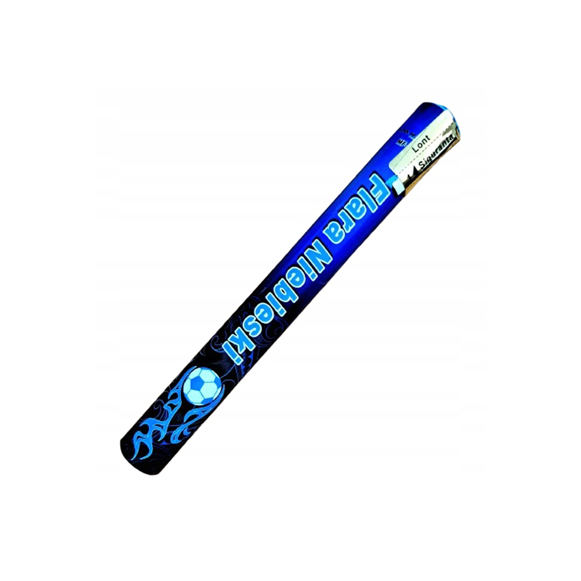 Mega Raca Niebieska stadionowa flara meczowa 1 sztuka do zdjęć, zabawę