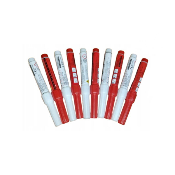 Najlepsza Flara raca metalowa morska BIAŁY CZERWONY zawleczka 10 szt