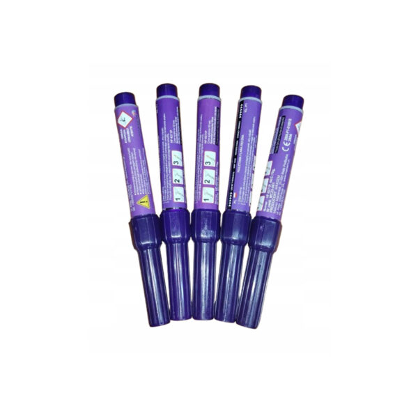 Najlepsza Flara raca metalowa FDF morska FIOLETOWA zawleczka metal 5szt