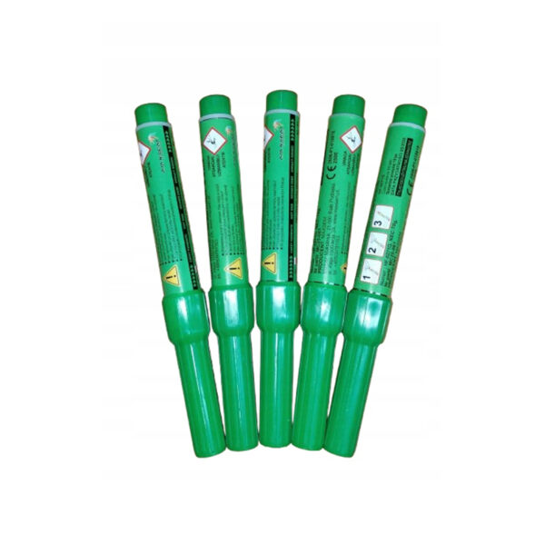 Najlepsza Flara raca metalowa FDF morska zielona na zawleczkę metal 5szt