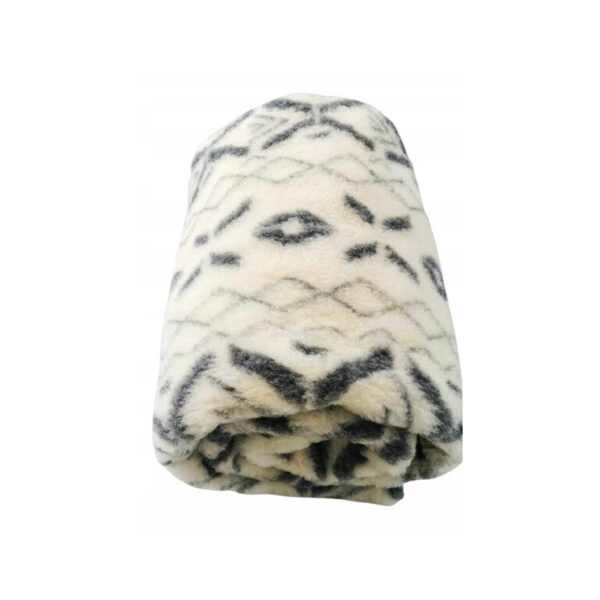 Naturalny Puszysty Koc wełniany 200x200 pościel wełniana merynos producent