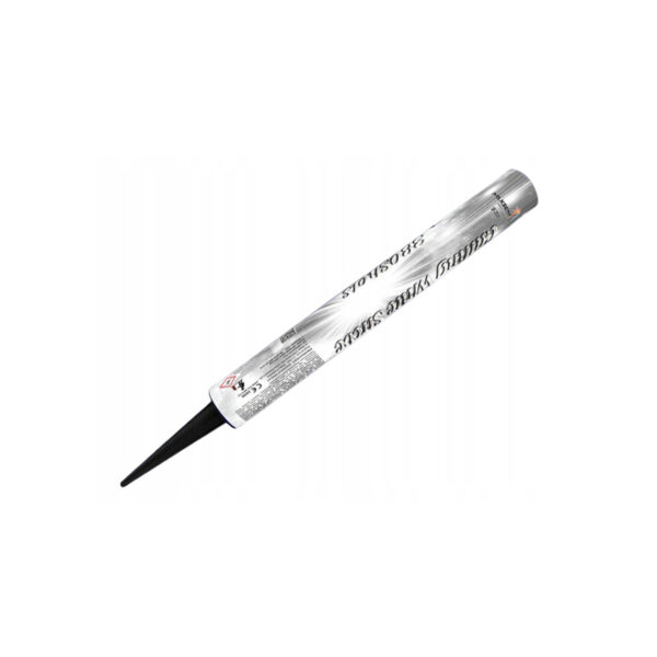 STROBO Rzymskie Ognie Gatling White Strobe fajerwerki 380 strzałów na Sylwestra imprezę