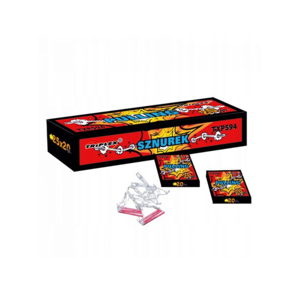 Strzelające sznurki Pulling po pociągnięciu 20 sztuk w opakowaniu TXP594