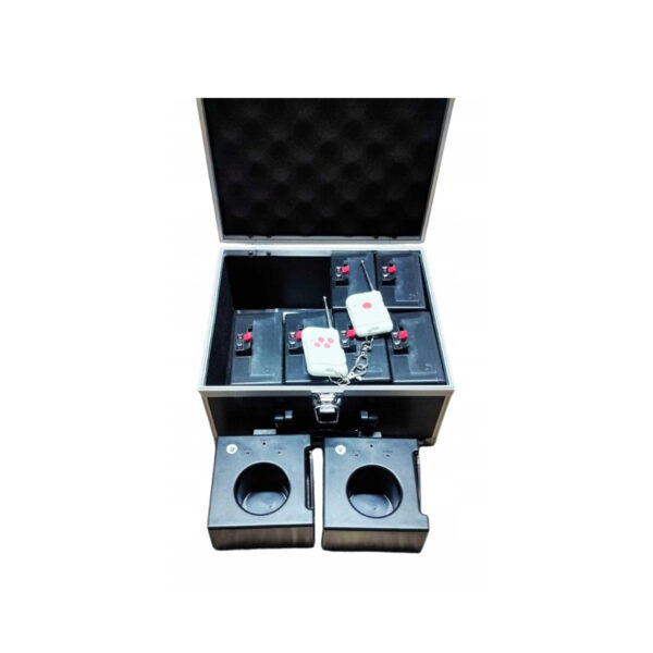 System do odpalania fontann 8 stacji na ślub urodziny dwa piloty