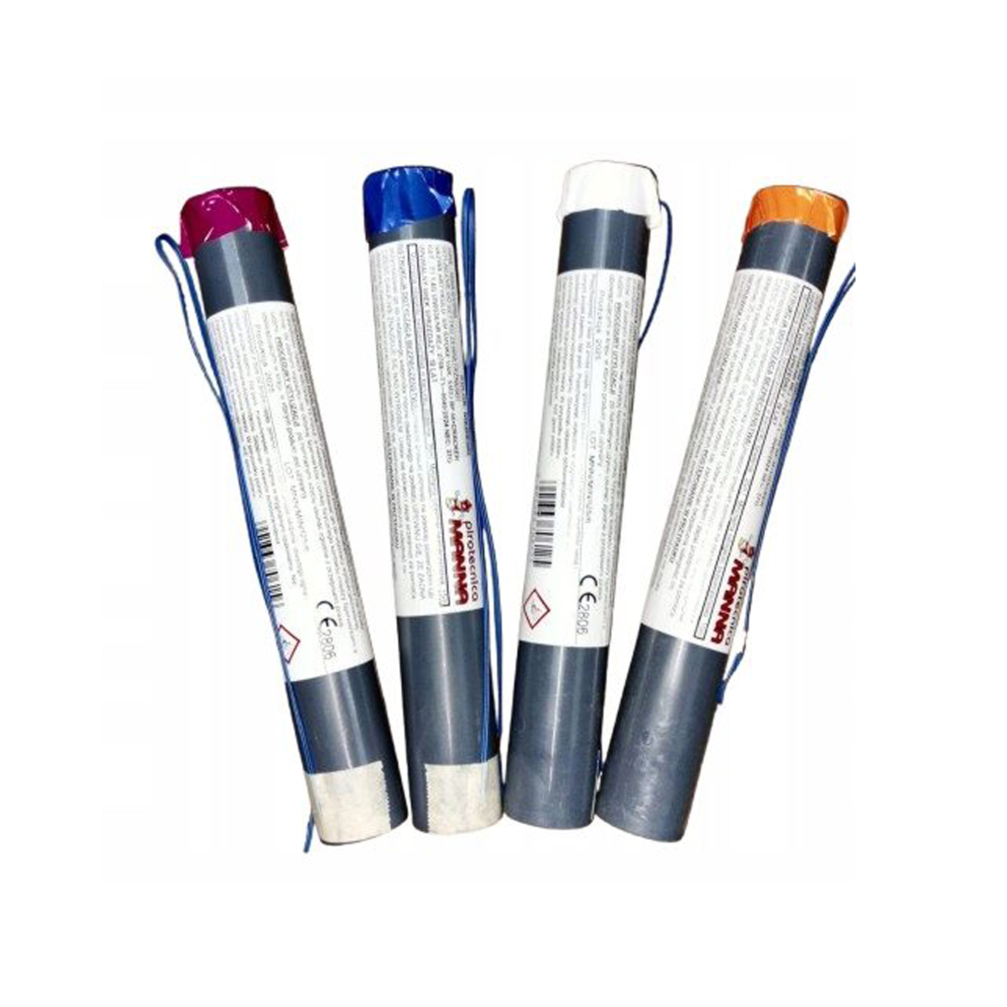 Zestaw min dymnych z blinkiem 4 szt. mix kolor do wyboru do zdjęć wesele